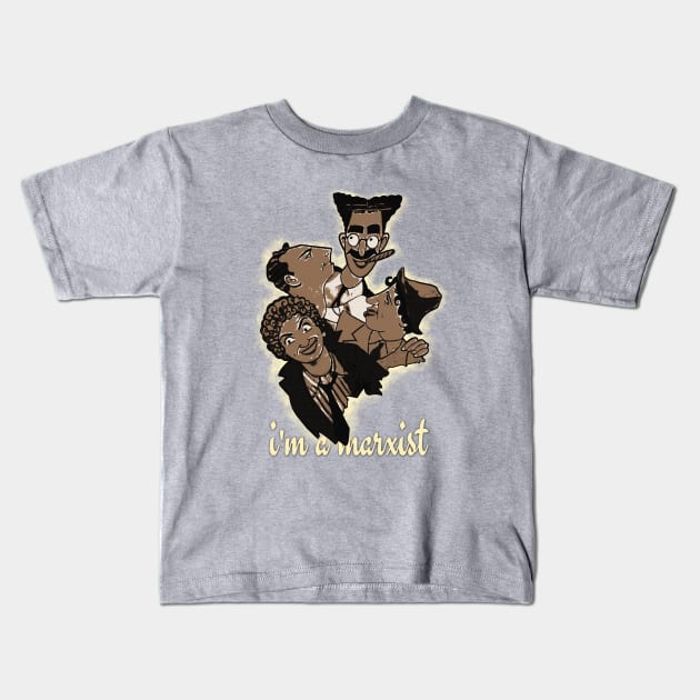 4 marx brothers vintage Kids T-Shirt by pin store